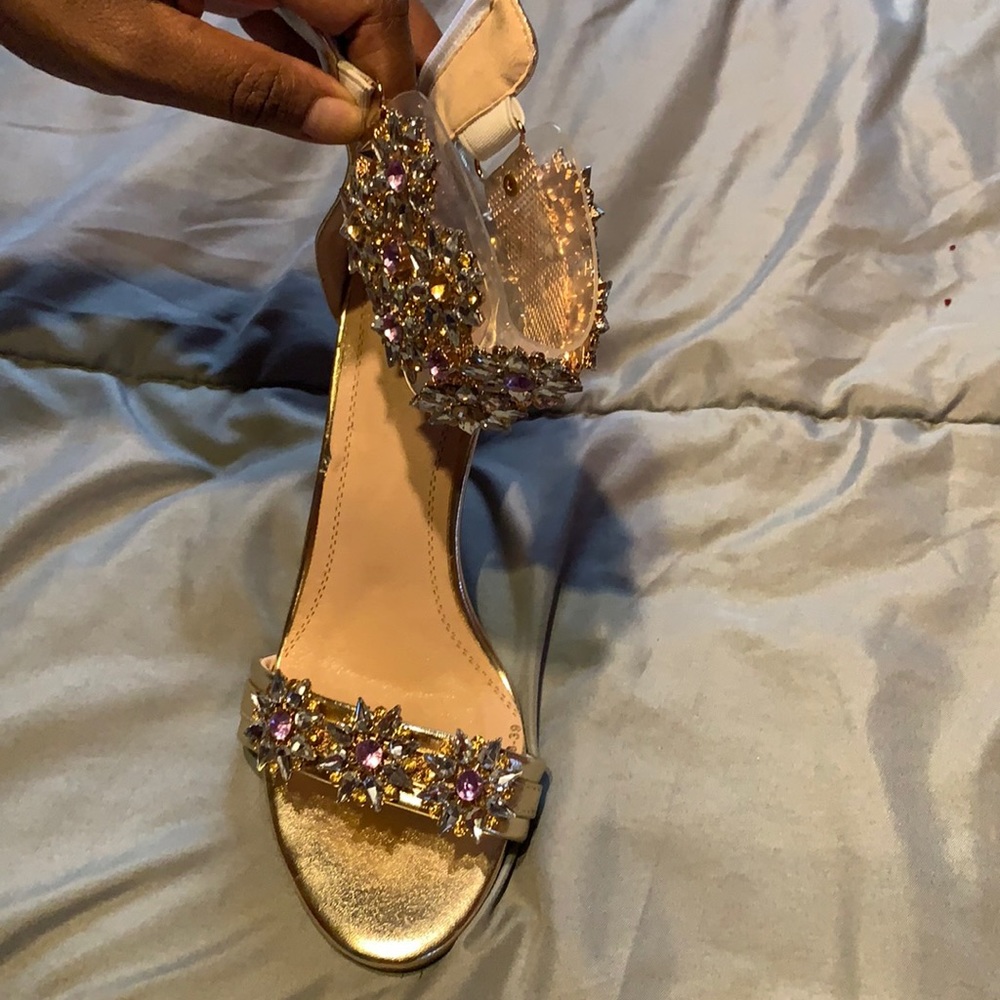 Rhinestone heels